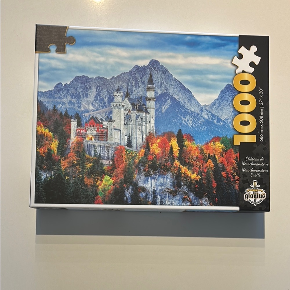 🧩Obus Neuschwanstein Castle Puzzle - 1000 Pieces